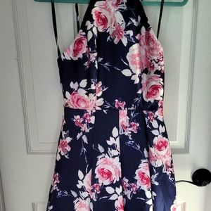Formal floral high low dress